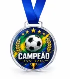 Medalha Acrílico Cristal 7cm 2mm Personalizada - Impressão em UV 3