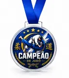 Medalha Acrílico Cristal 7cm 2mm Personalizada - Impressão em UV 4