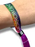 Pulseiras para Festas e Eventos em Tecido com Impressão Digital 15 ou 20mm 4