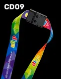 Cordão Digital Personalizado 20mm com Trava de Segurança 2