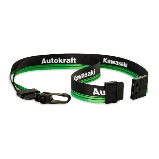 Cordão Digital Personalizado 20mm acabamento em 01 Mosquetão em Plástico e Trava de Segurança