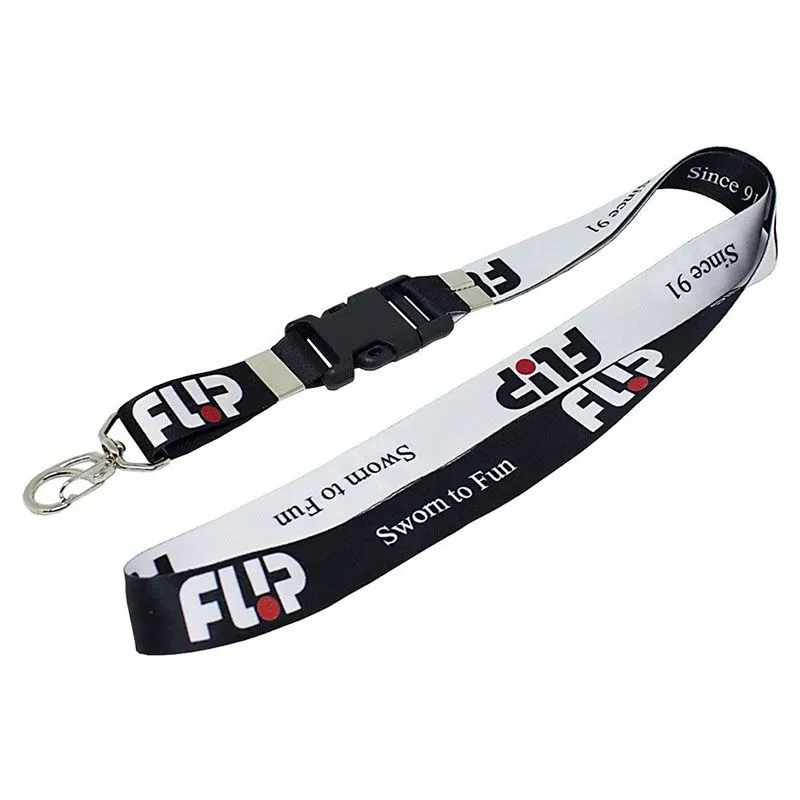 Cordão Digital Personalizado 20mm Com extensão, Engate e acabamento em Mosquetão