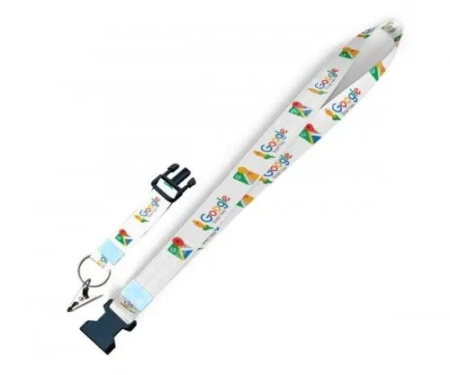 Cordão Digital Personalizado 20mm Com extensção, Engate e acabamento em Argola e Jacaré