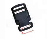 Fecho De Engate Rápido 20 Mm Arredondado Plástico 3