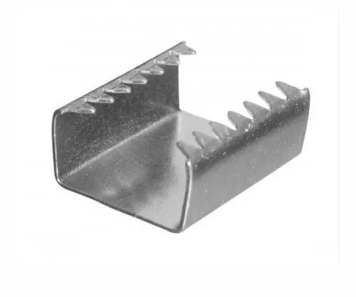 Terminal Fechamento Garra com Dente para Cordão de Crachás, Tamanho 12mm, 15mm ou 20mm