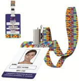 Kit Crachá Autismo com Cordão e Capinha 1